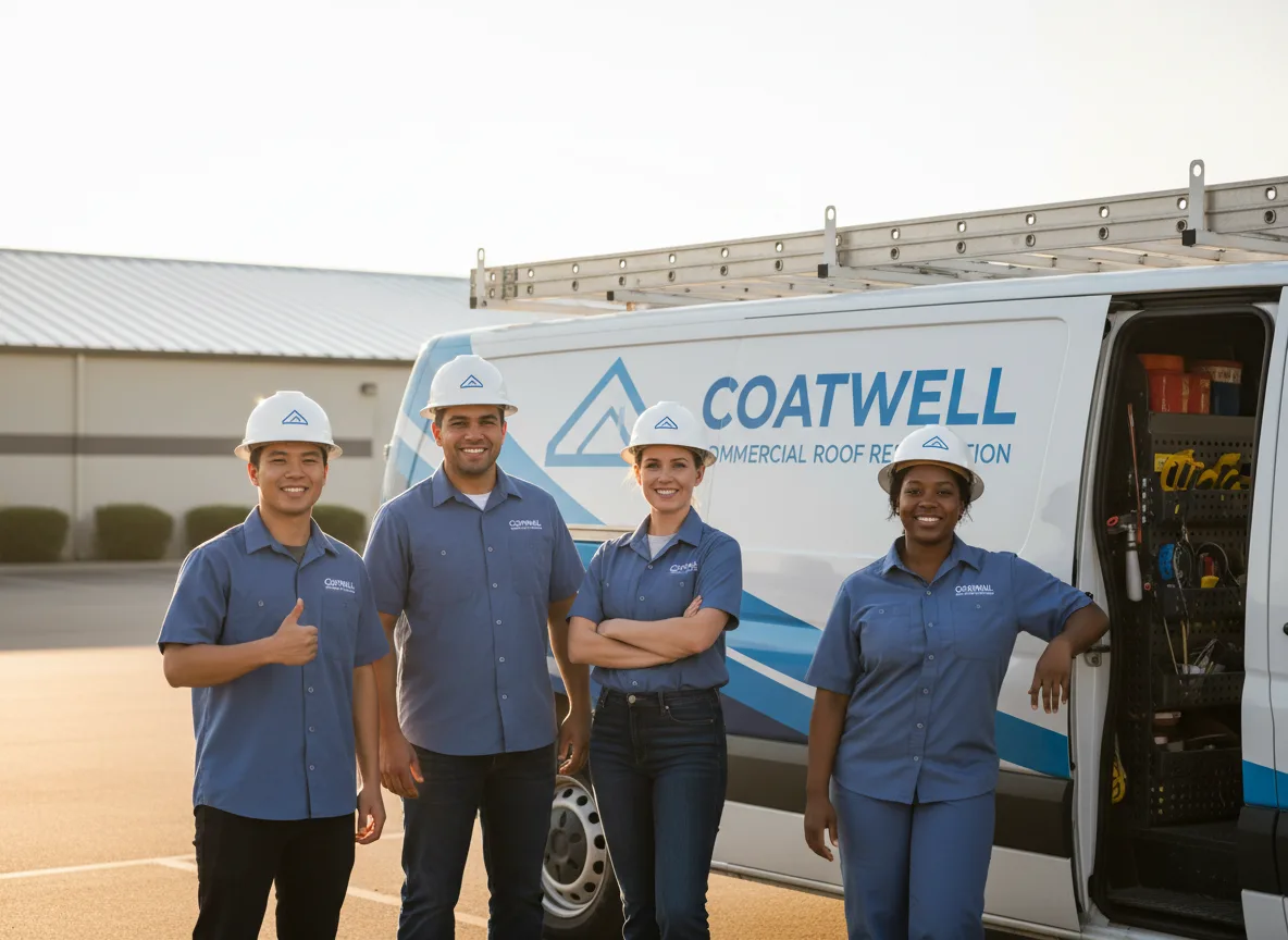 Commercial roof coating company in Gower, MO