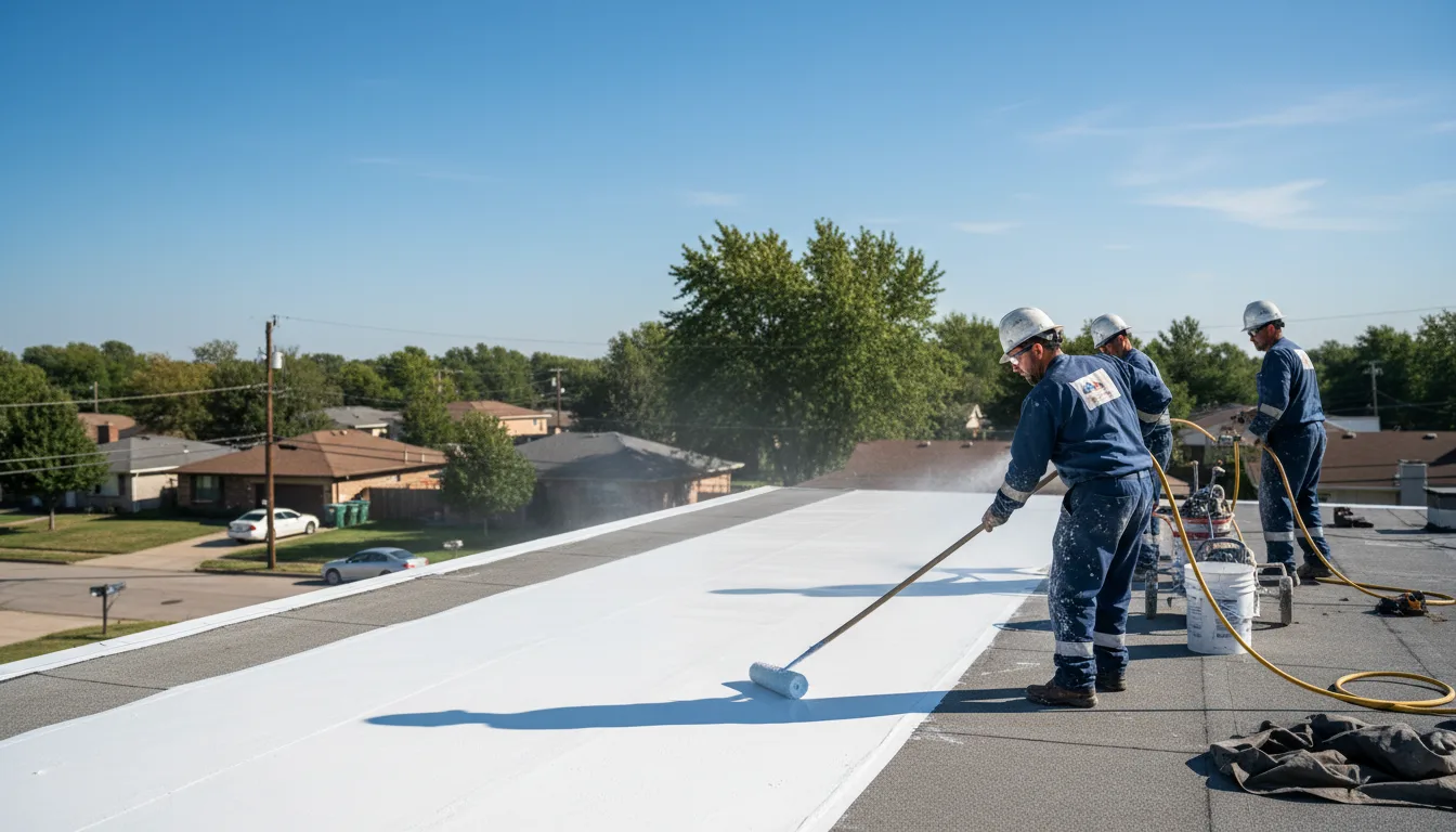 Commercial roof coating in Gower, MO near me